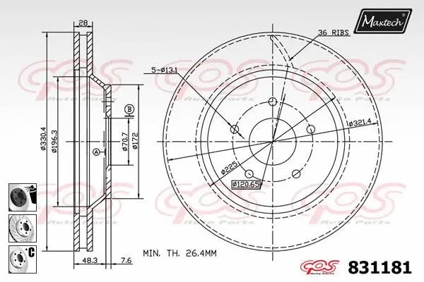 Repair Kit, brake caliper (70200194)