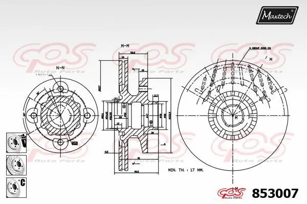 Piston, brake caliper (72954023)