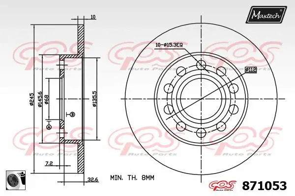 Brake Disc (865204)