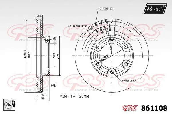 Guide Bolt, brake caliper (71810024)