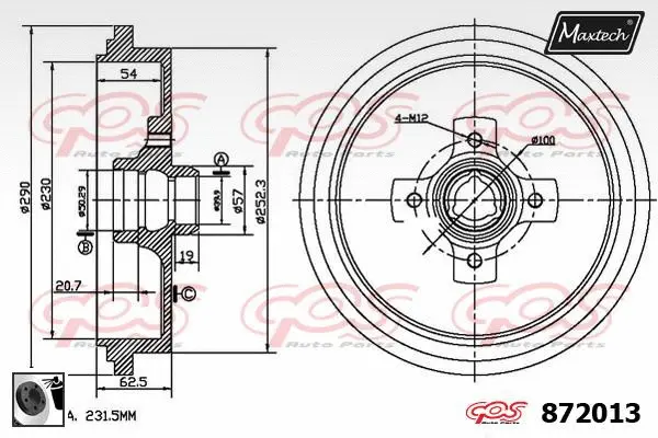 Brake Disc (855007)