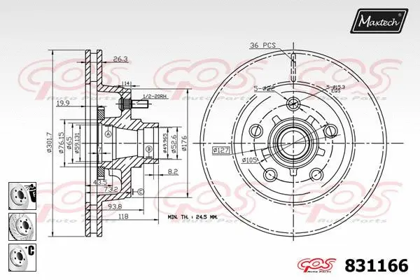 Brake Disc (881229)