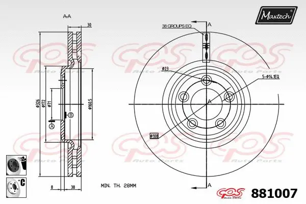 Brake Disc (861306)