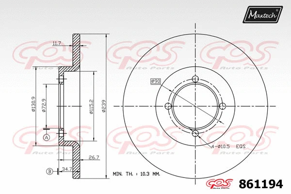 Brake Disc (871095)