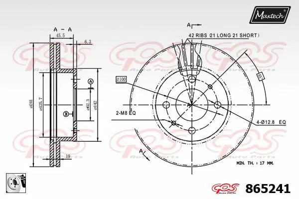 Brake Disc (827052)