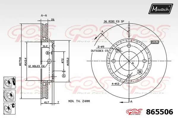 Brake Disc (871114)