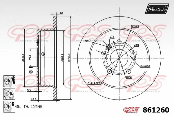 Repair Kit, brake caliper (70203048)
