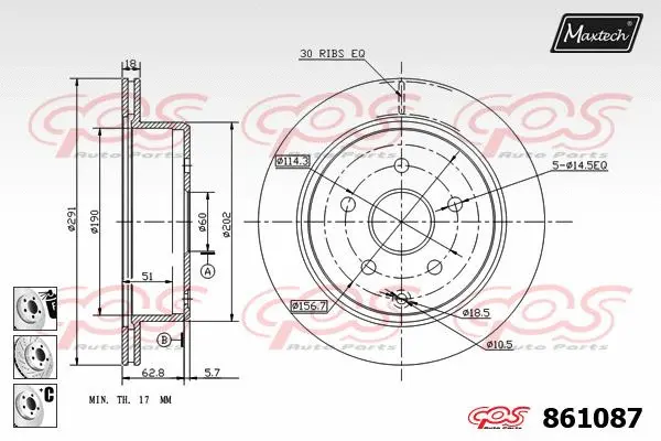 Steering Knuckle, wheel suspension (5227002)