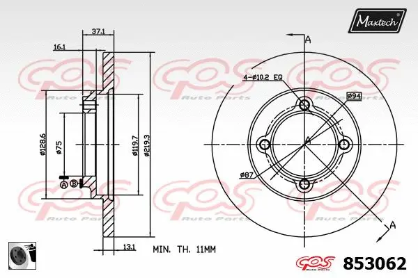 Repair Kit, brake caliper (70200683)
