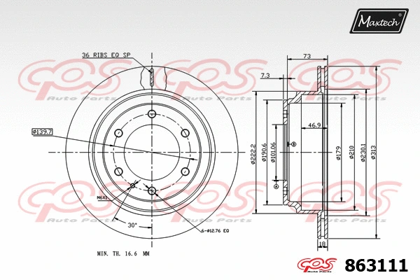 Repair Kit, brake caliper (70200246)