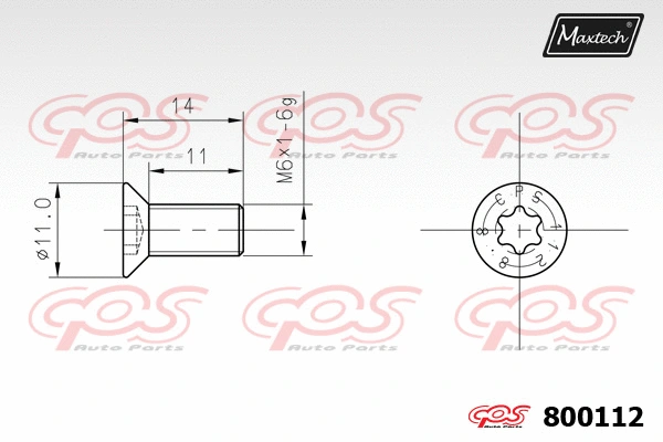 Seal, brake caliper piston (70180006)