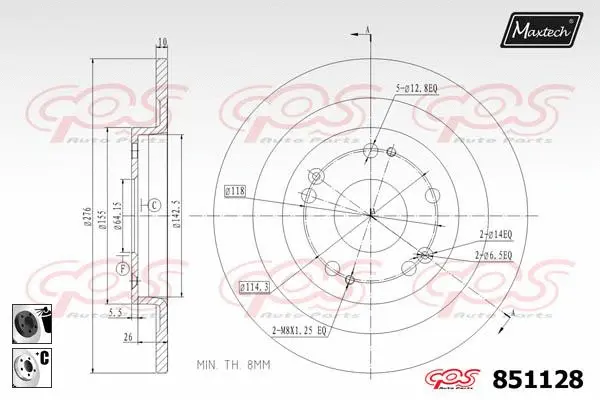 Guide Sleeve Kit, brake caliper (70160157)