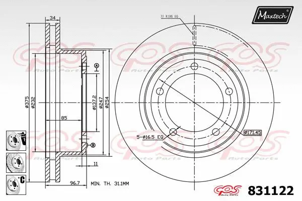 Brake Disc (811220)