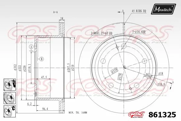 Repair Kit, brake caliper (70203041)