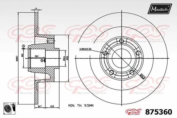 Seal, brake caliper piston (70180127)