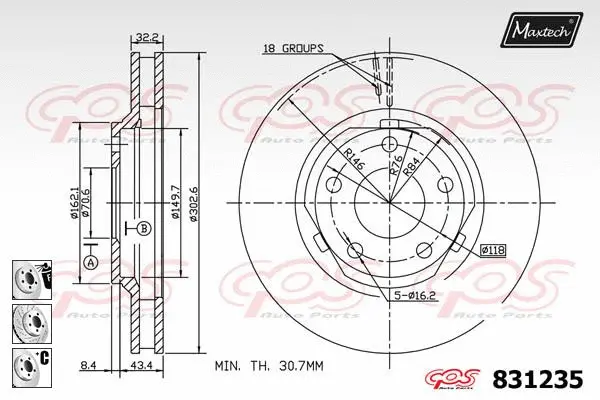 Brake Disc (881415)