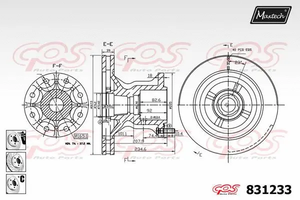 Brake Disc (827015)