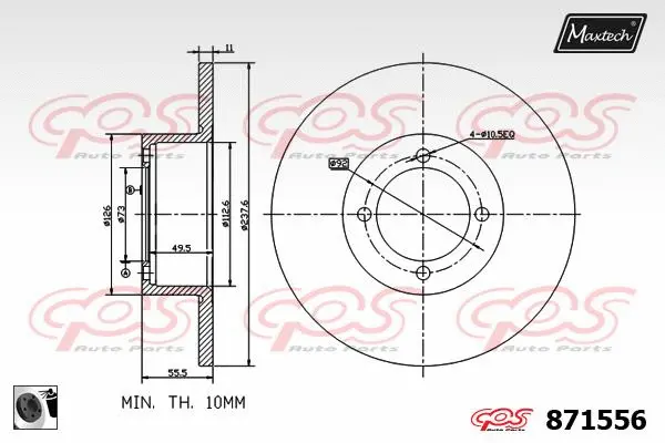 Guide Bolt, brake caliper (71810147)