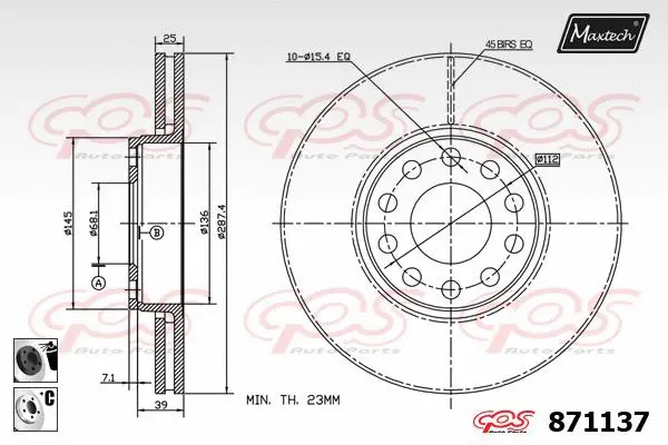 Guide Sleeve Kit, brake caliper (70160030)