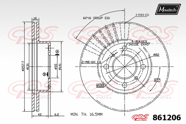 Piston, brake caliper (72938002)