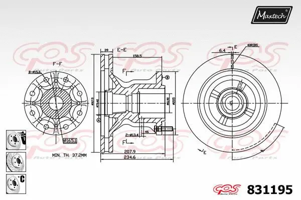 Brake Disc (881002)