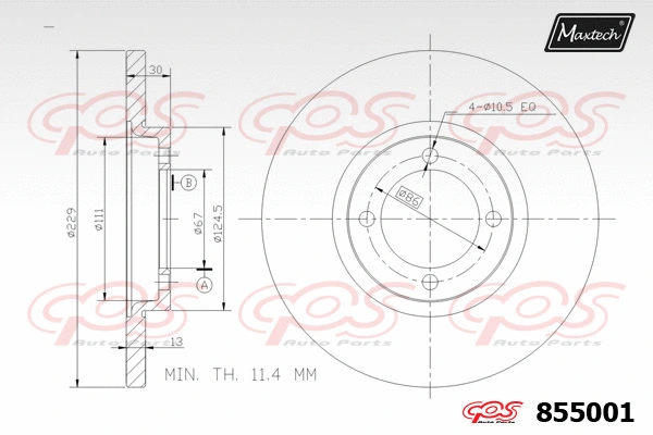 Brake Caliper (6263502)