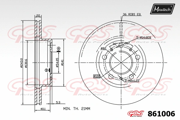 Repair Kit, brake caliper (70200496)