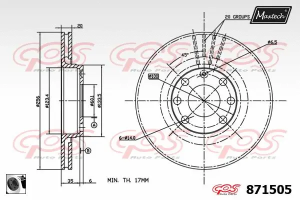 Brake Disc (873028)