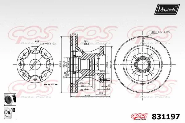 Steering Knuckle, wheel suspension (5271020)