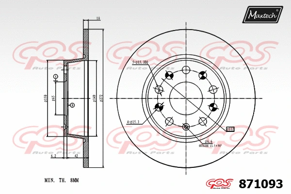 Repair Kit, brake caliper (70200821)