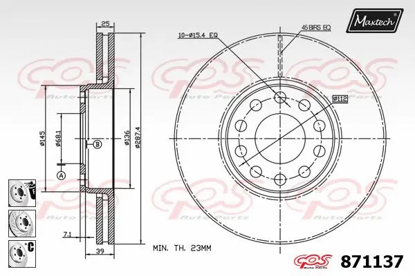 Brake Drum (828013)