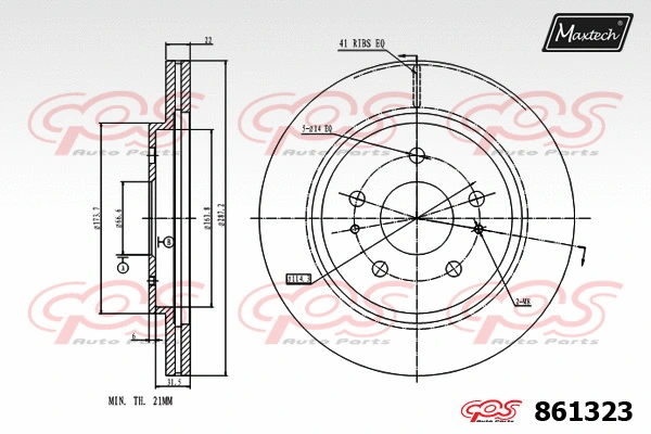 Piston, brake caliper (72945005)