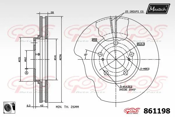 Steering Knuckle, wheel suspension (5271000)