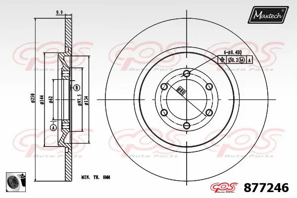 Brake Disc (871509)