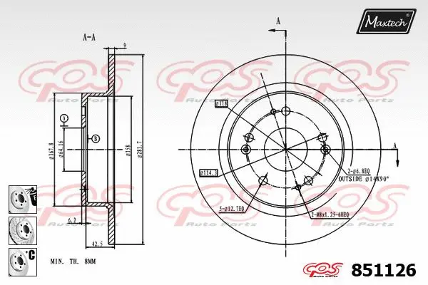 Guide Sleeve Kit, brake caliper (70160031)