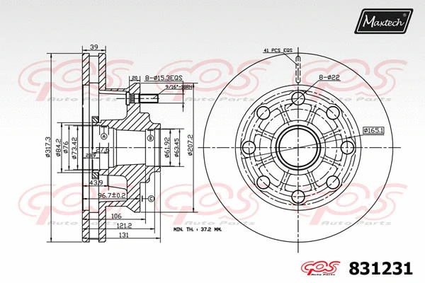 Brake Disc (827012)