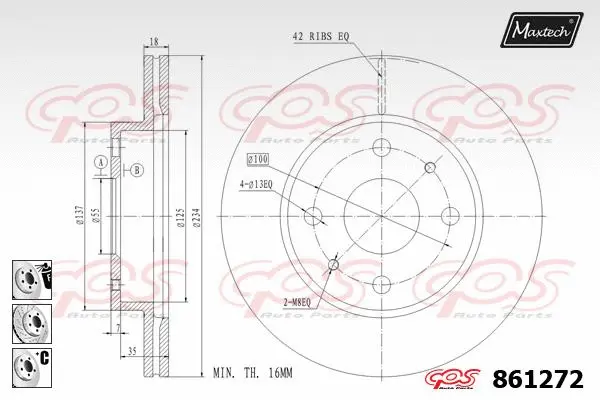 Repair Kit, brake caliper (70200064)
