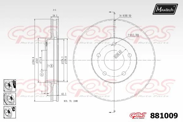 Repair Kit, brake caliper (70200434)