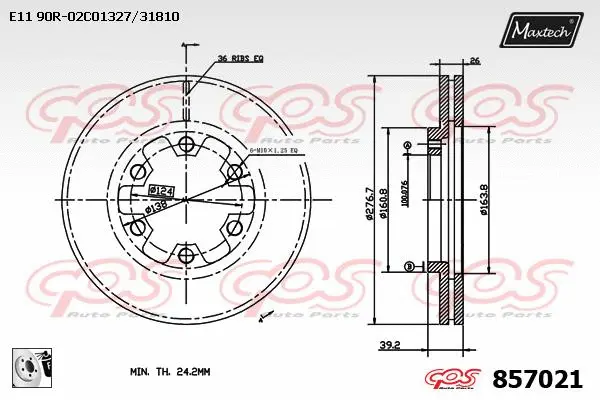 Repair Kit, brake caliper (70200368)