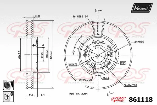 Repair Kit, brake caliper (70200566)