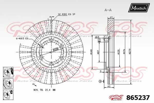 Brake Disc (873035)