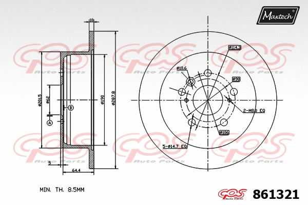 Brake Disc (827003)