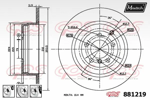 Repair Kit, brake caliper (70203033)