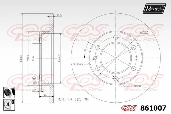 Brake Disc (873042)