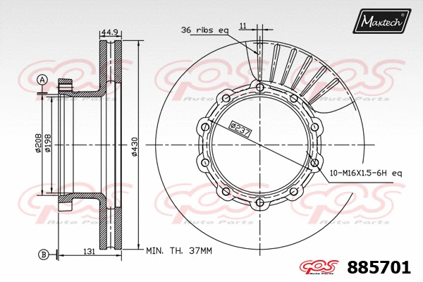 Brake Disc (857163)