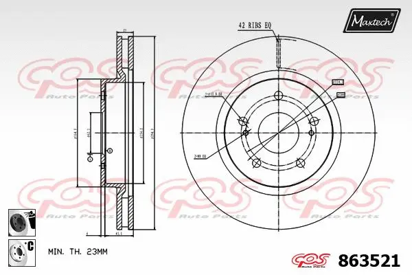 Brake Caliper (6276601)