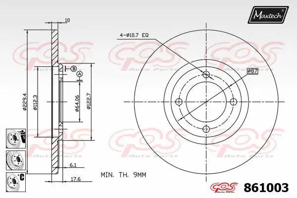 Brake Disc (865216)