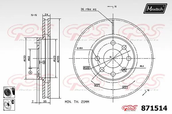 Guide Sleeve Kit, brake caliper (70160126)