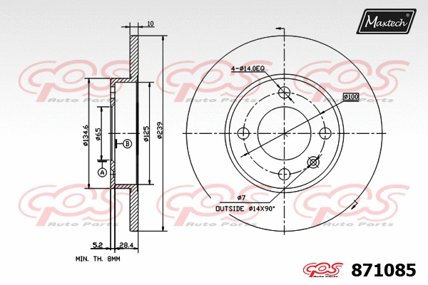 Brake Disc (857125)
