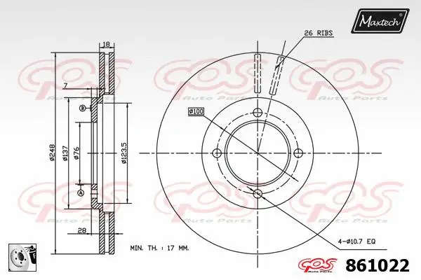 Brake Disc (857142)